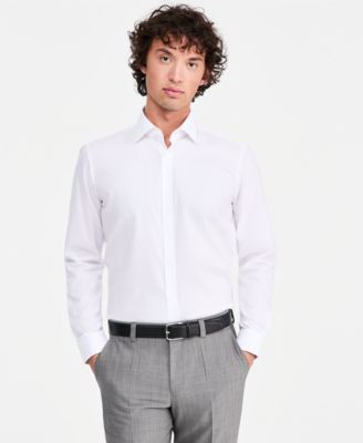 Hugo Boss Men's Valerio Long Sleeve Button-Front Geo Print Shirt