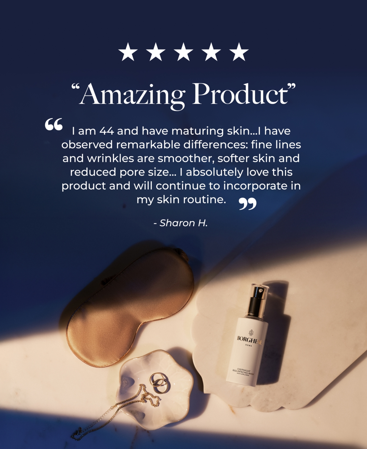 Borghese Overnight Resurfacing Mask With Aha & Bha