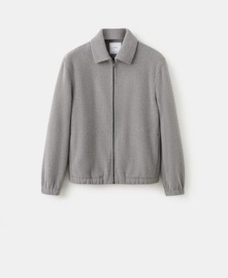 Men's Textured Zip Sweatshirt