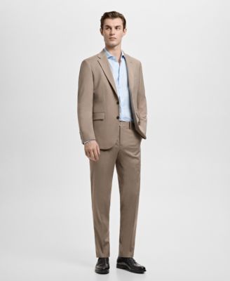 Men's Slim Fit Structured Dress Shirt