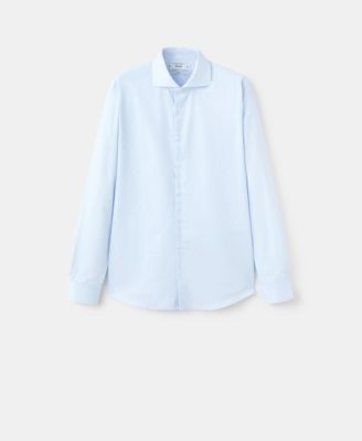 Men's Slim Fit Thousand Striped Dress Shirt