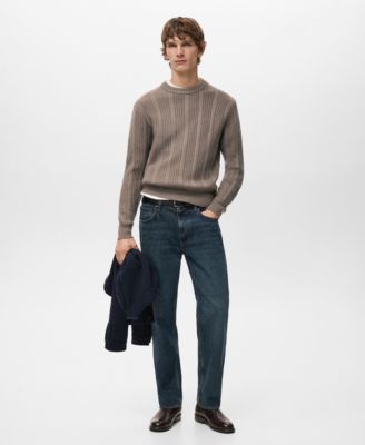 Men's Structured Knitted Sweater