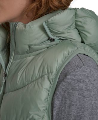 Women's Packable Hooded Puffer Vest