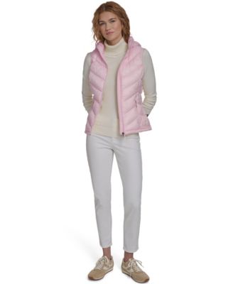 Women's Packable Hooded Puffer Vest