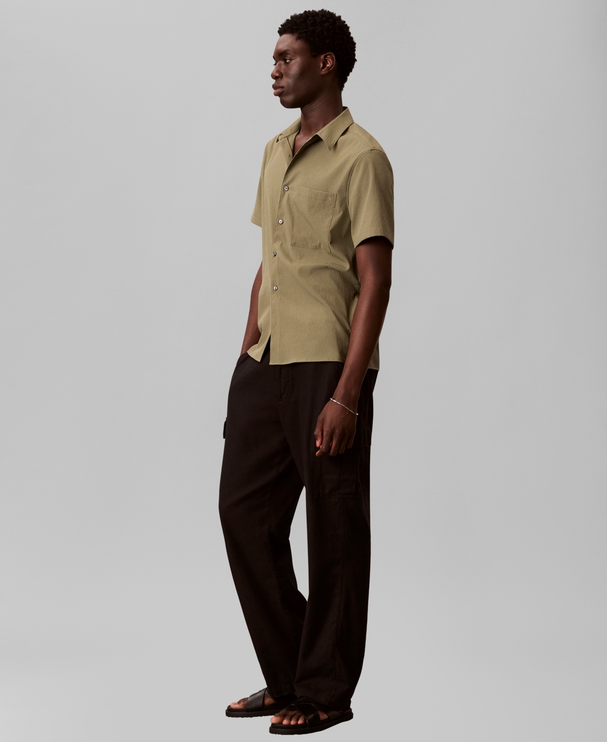 Calvin Klein Men's Classic-Fit Button-Down Shirt