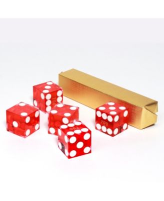 19mm Vegas Casino Style Craps Dice Set of 5 with Razor Sharp Edges