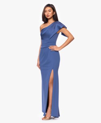 Women's One-Shoulder Ruched gown