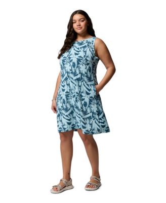 Plus Size Chill River Printed Active Dress