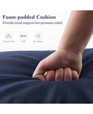 Patio Lounge Chair Recliner Chair with 3-Position Adjustable Backrest & Cushion