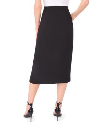 Women's Waterfall Button Detail Midi Skirt