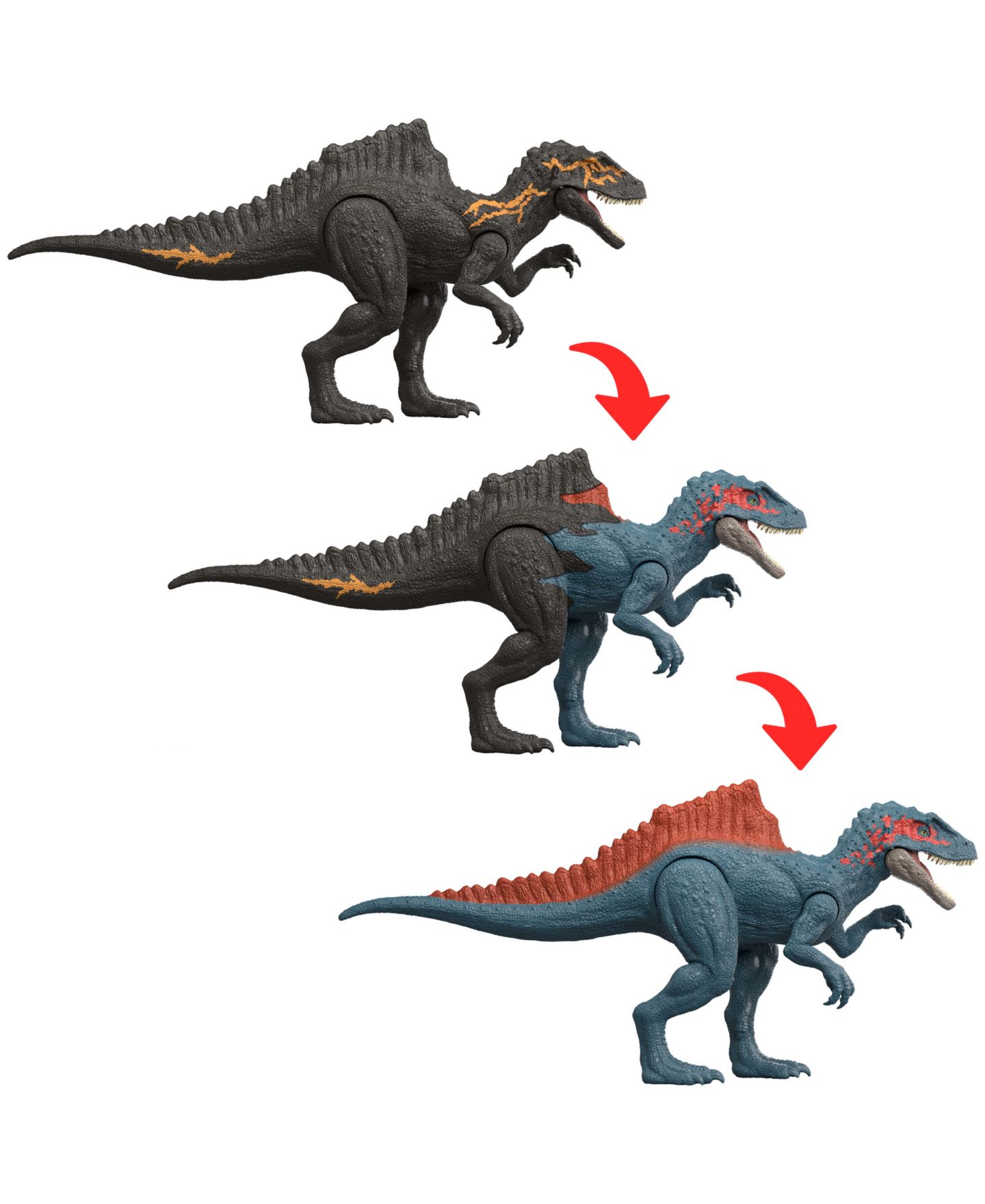 Детская фигурка Jurassic World Dino Reveal Color-Changing Movable-Joint 11" Action Figure, Ages 4+ — фото 3