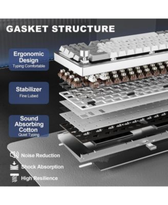 AL68 wireless mechanical keyboard, 60% layout w/ knob, CNC aluminum, hot-swappable, RGB, BT/2.4G/USB-C