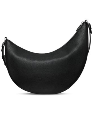 Duo Large Pebbled Leather Crossbody Bag