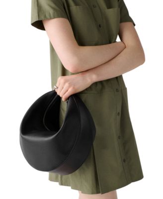 Duo Large Pebbled Leather Crossbody Bag