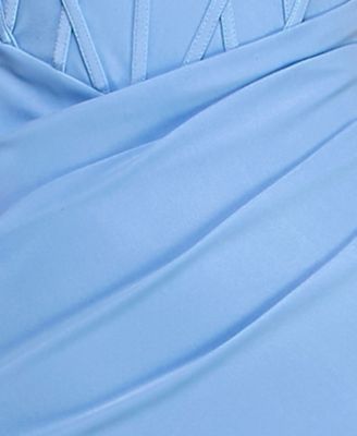 Juniors' Strapless Gown