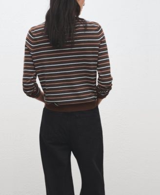 Women's Knit Striped Sweater