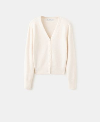 Women's V-Neck Knitted Cardigan Sweater
