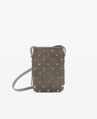 Women's Suede Studded Mobile Case