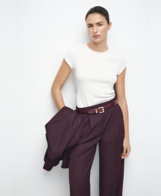 Women's Wide Leg Suit Pants