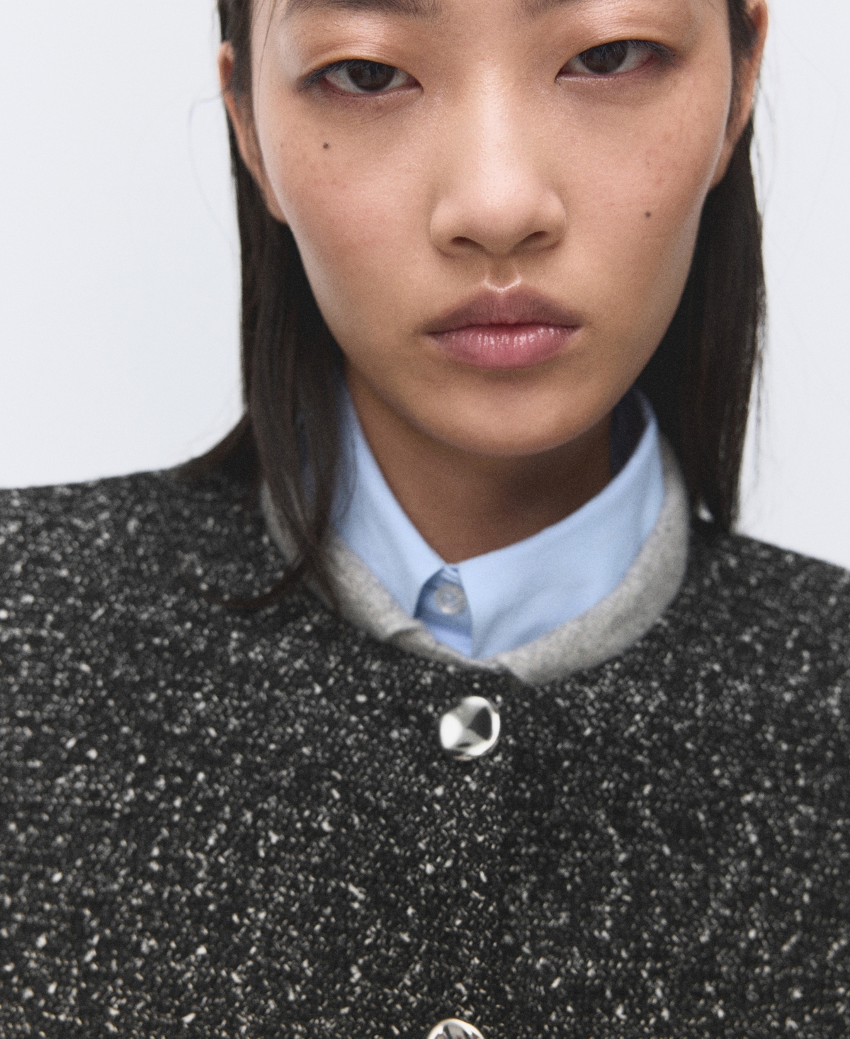 Mango Women's Flecked Cotton-Blend Jacket