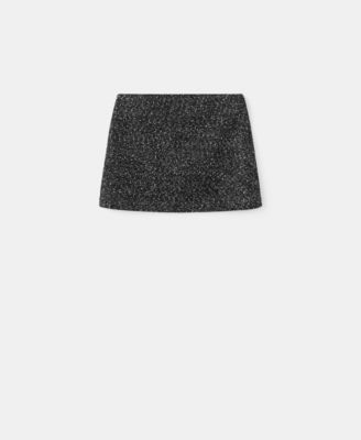 Women's Flecked Knit Skirt