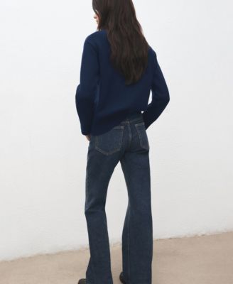 Women's Wool-Blend Knit Sweater