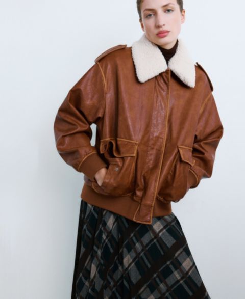 Женские куртки MANGO Women's Fleece Collar Jacket