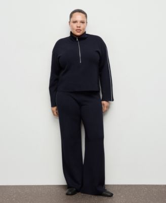 Women's Contrast Stripe Straight Pants