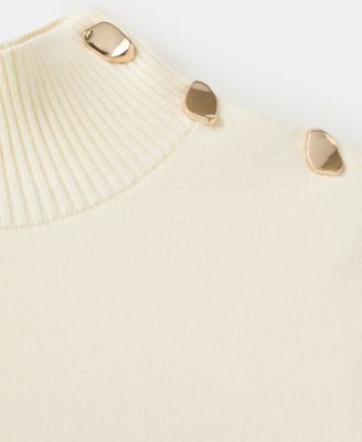 Women's Jewel Buttons Knitted Sweater