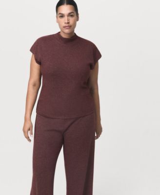 Women's Elastic Waistband Knitted Pants