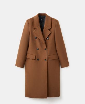 Women's Double-Breasted Wool Coat