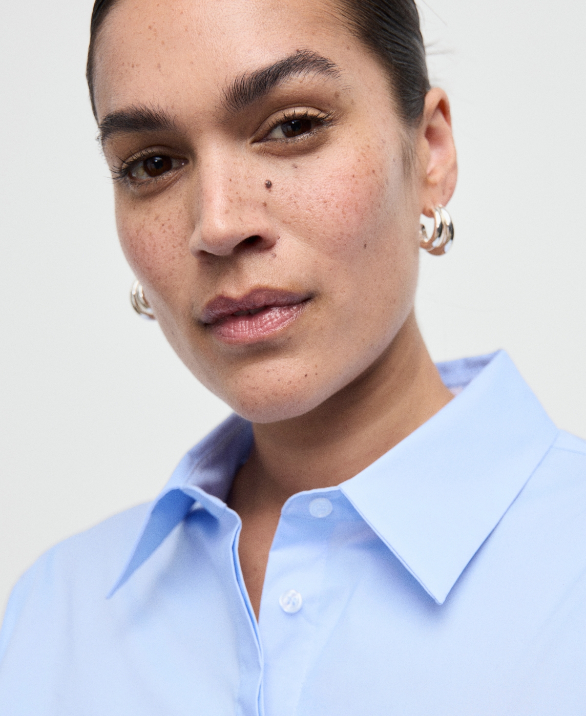 Mango Women's Slim-Fit Poplin Shirt