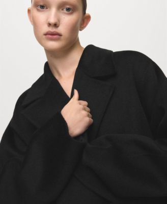 Women's Handmade Oversized Wool Coat