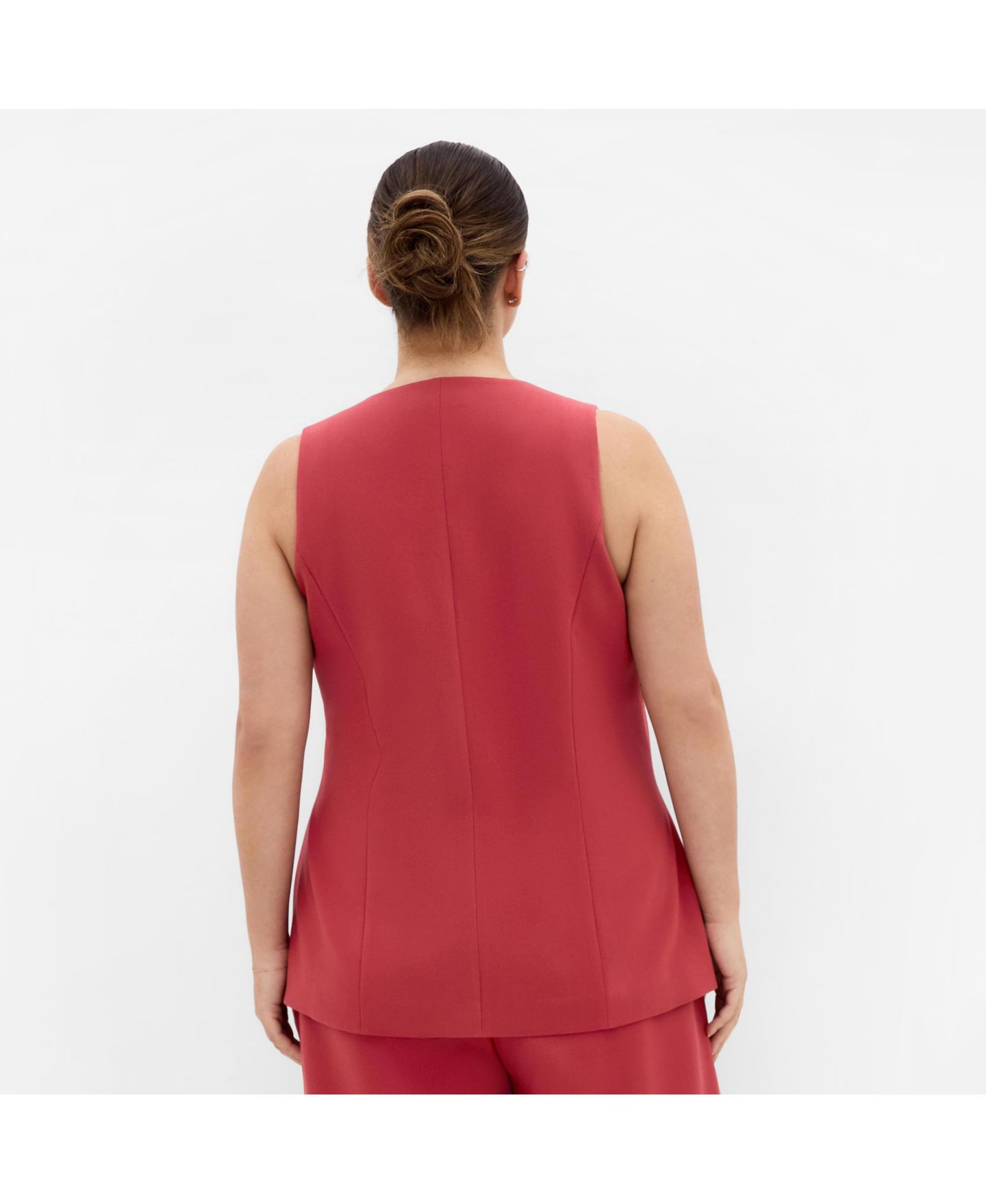 Женский жилет CITY CHIC Plus Size Tori Vest, цвет: Сиена — фото 4