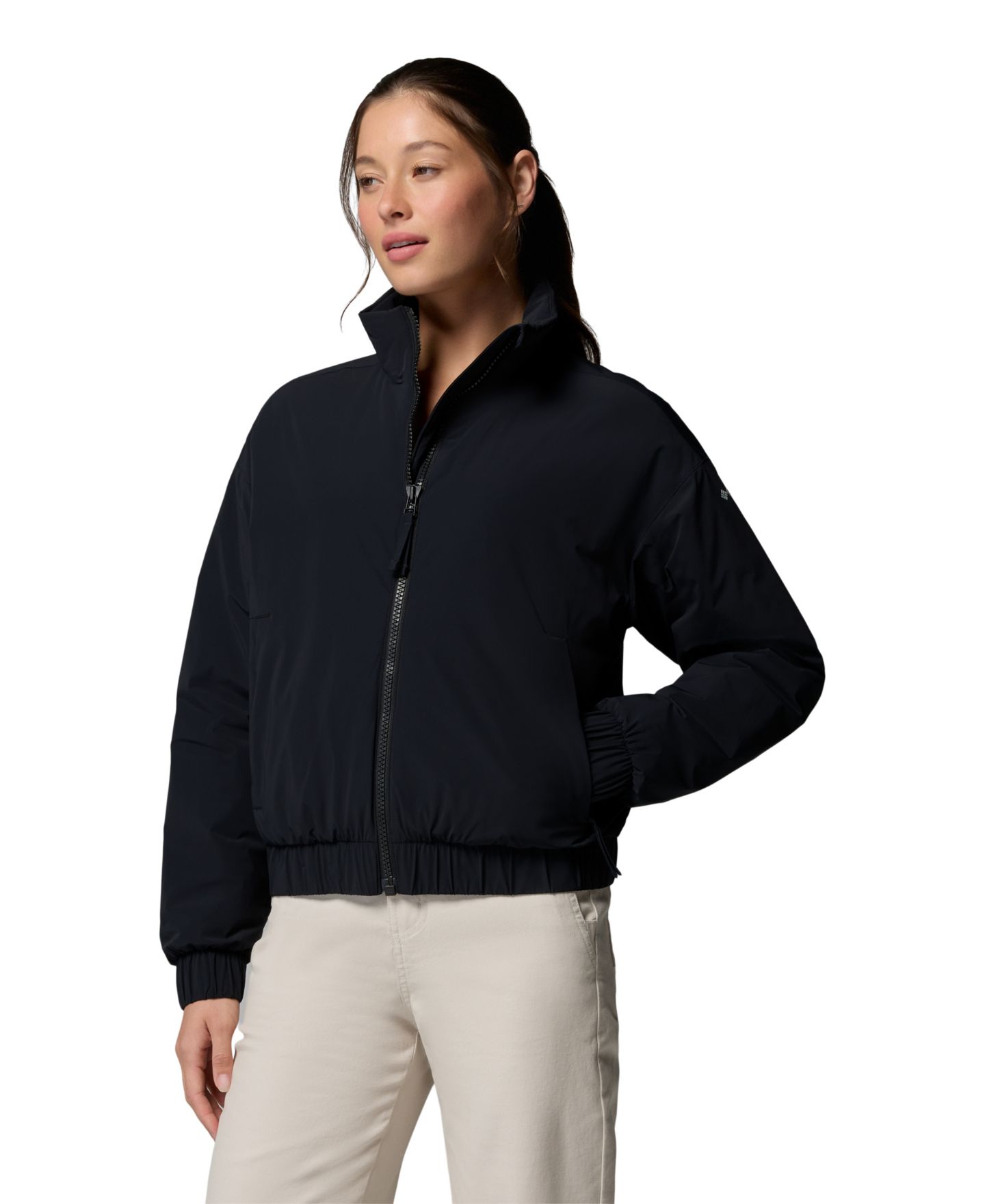 Женская куртка Columbia Amaze Stretch Insulated Bomber, цвет: Чёрный — фото 3