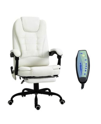 7-Point Vibrating Massage Office Chair High Back Adjustable Recliner