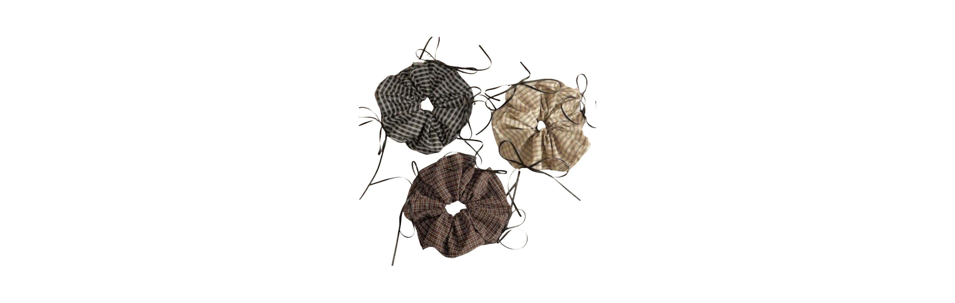 Headbands of Hope Women's Oversized Ribbon Scrunchie Set of 3