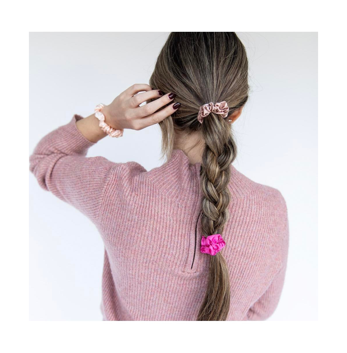 Draft - Headbands of Hope Women's Satin Scrunchie Set