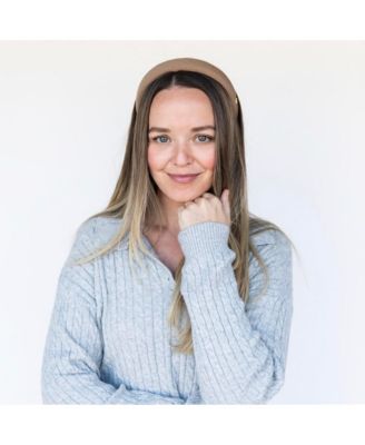 Women's Classic Padded Headband - Light Brown