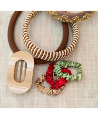 Women's Classic Padded Rope Headband - Gold Ivory