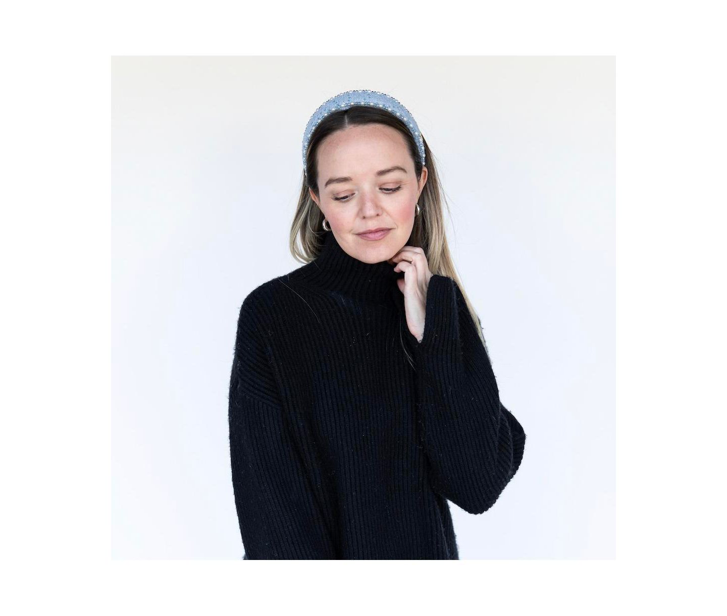 Женские аксессуары для волос Headbands of Hope Classic Pearl Headband - Sky Blue — фото 8