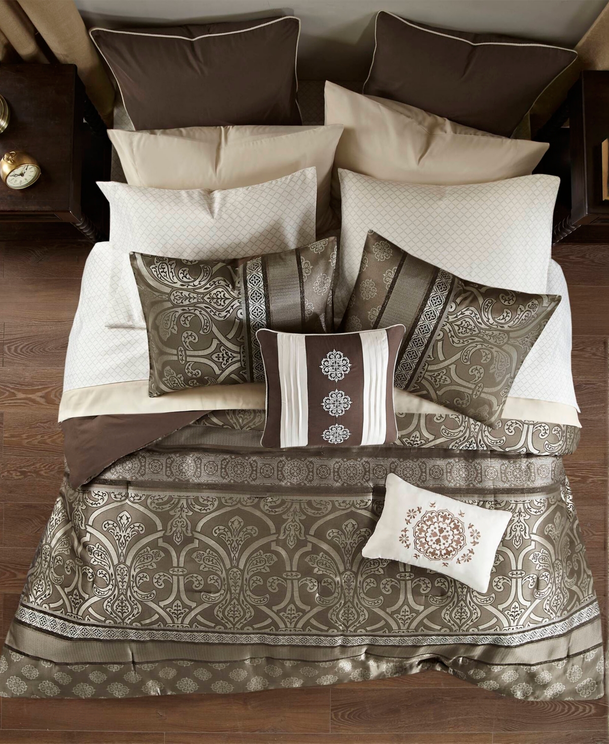 Madison Park Essentials Zara Jacquard 16-Pc. Comforter Set