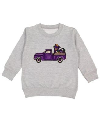 Little Boys Mardi Gras Truck Patch Sweatshirt