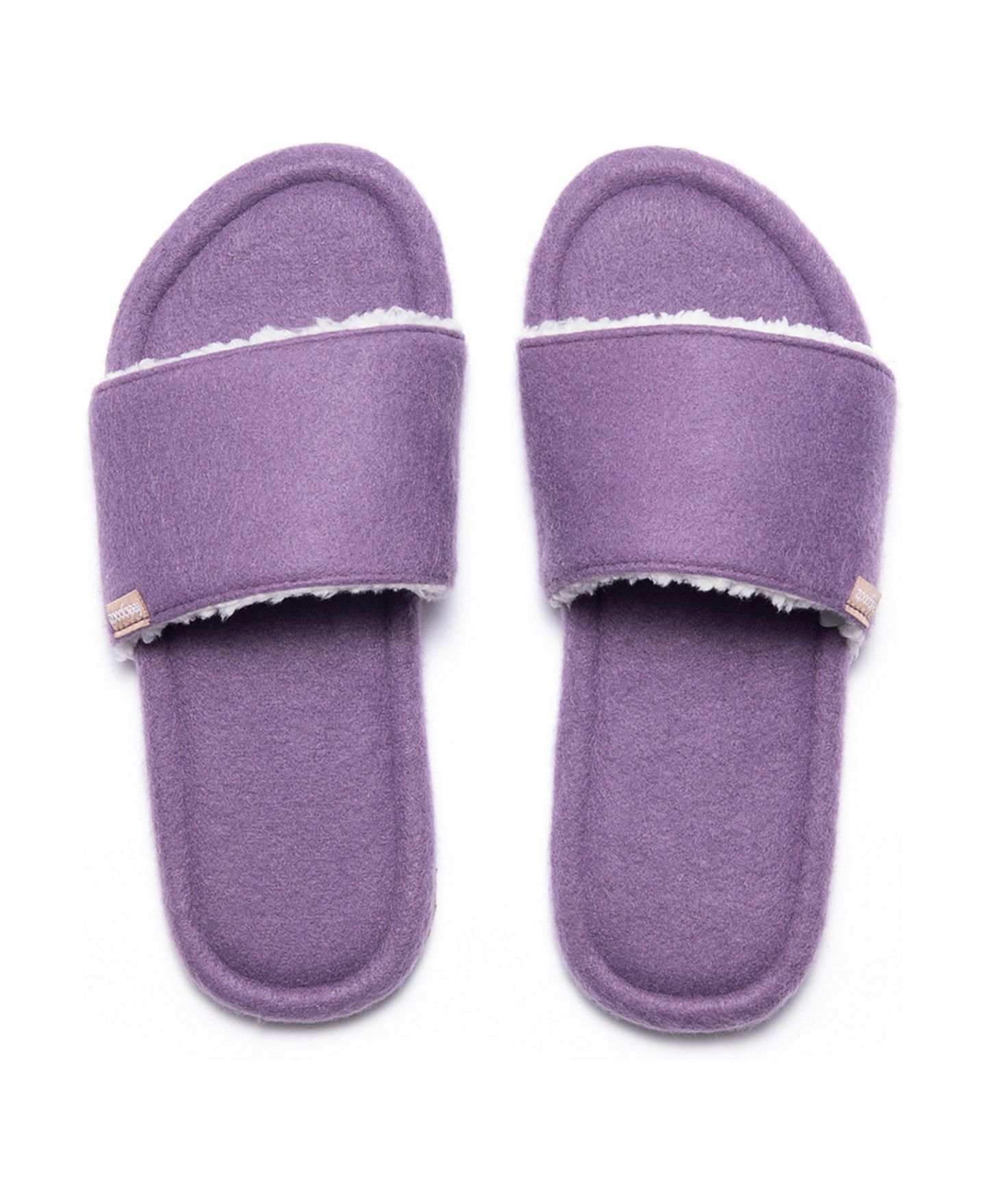 Женские сандалии Feelgoodz Soft Slide Indoor / Outdoor Natural Rubber Sole House, цвет: Сиреневый — фото 4
