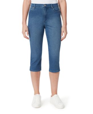 Petite Amanda High-Rise Five Pocket Capri Jeans