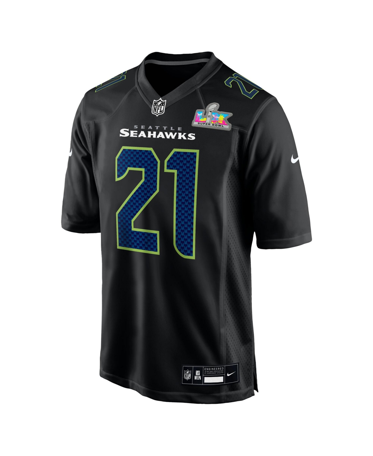 Nike Men's Devon Witherspoon Black Seattle Seahawks Super Bowl Lx Fashion Game Jersey