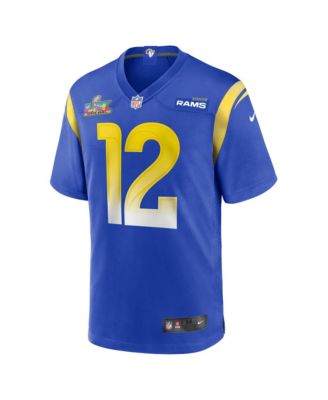 Men's Puka Nacua Royal Los Angeles Rams Super Bowl LX Game Jersey