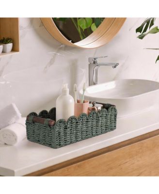 Handcrafted Wicker Storage Basket