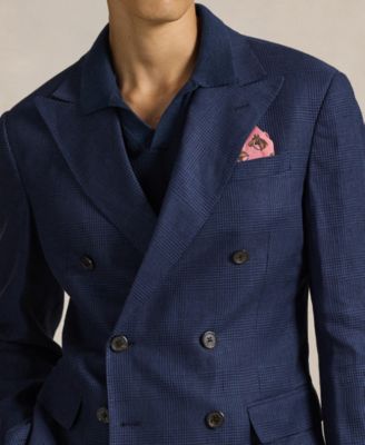 Men's Modern-Fit Glen Plaid Jacket