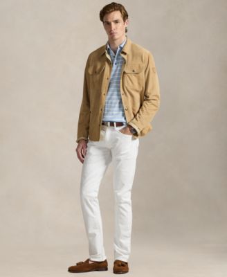 Men's Short-Sleeve Polo Collar Sweater